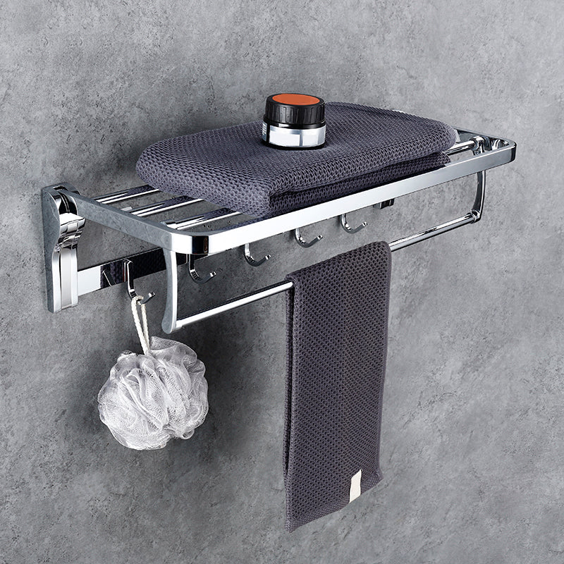 BowLift | Contemporary Bathroom Accessories Hardware Set in Silver with Soap Dish