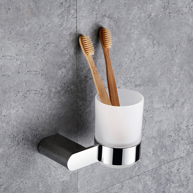BowLift | Contemporary Bathroom Accessories Hardware Set in Silver with Soap Dish