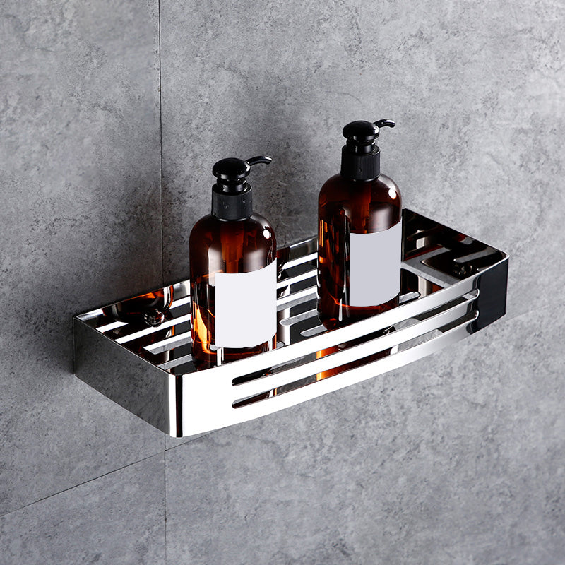 BowLift | Contemporary Bathroom Accessories Hardware Set in Silver with Soap Dish