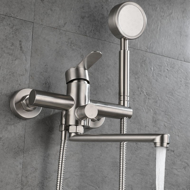 BowLift | Bathroom Bathtub Faucet Lever Handheld Shower Bathtub Faucet