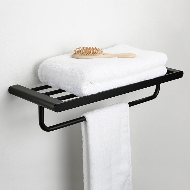 BowLift | Contemporary bathroom accessory single item or in set made of black metal