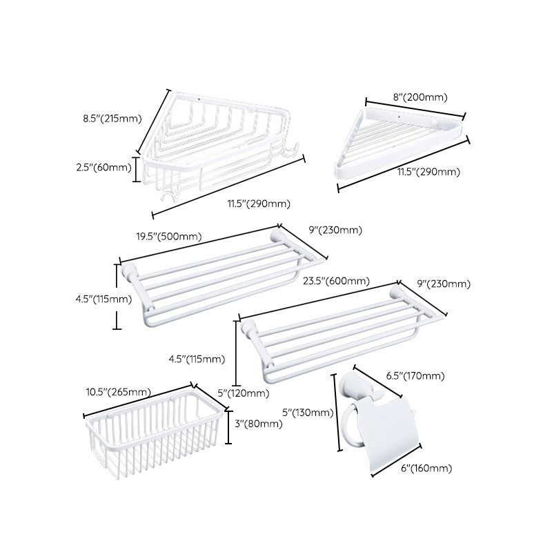 BowLift | Contemporary white bathroom accessories as a single piece or in a set