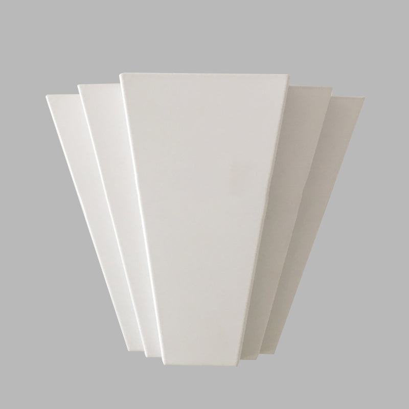 BowLift | White Sector Flush Wall Lamp contemporary LED iron wall-mounted light in white/warm light