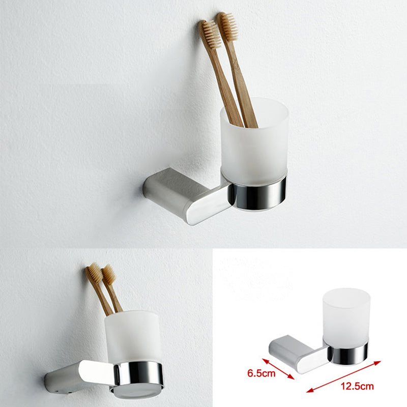 BowLift | Contemporary bathroom accessories single item or in set in silver