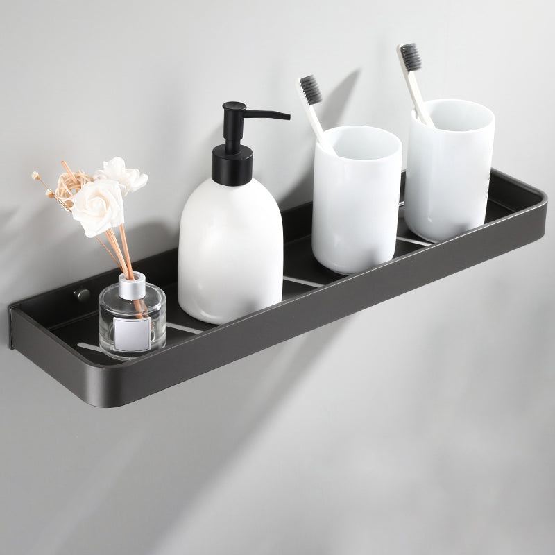 BowLift | Contemporary bathroom accessories single piece or in a set made of gray metal