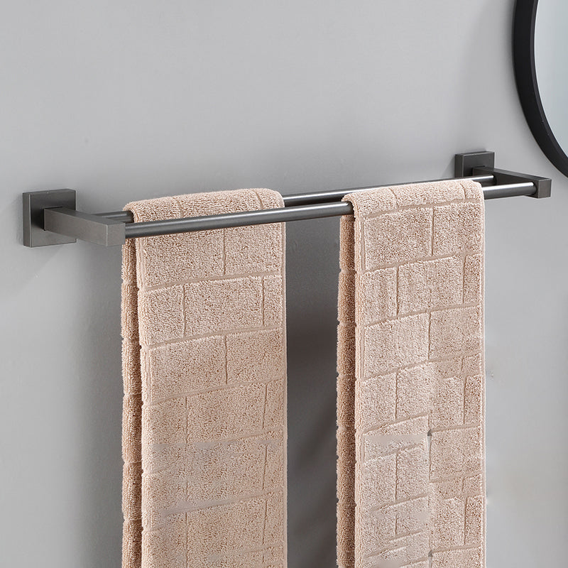 BowLift | Contemporary bathroom accessories single piece or in a set made of gray metal