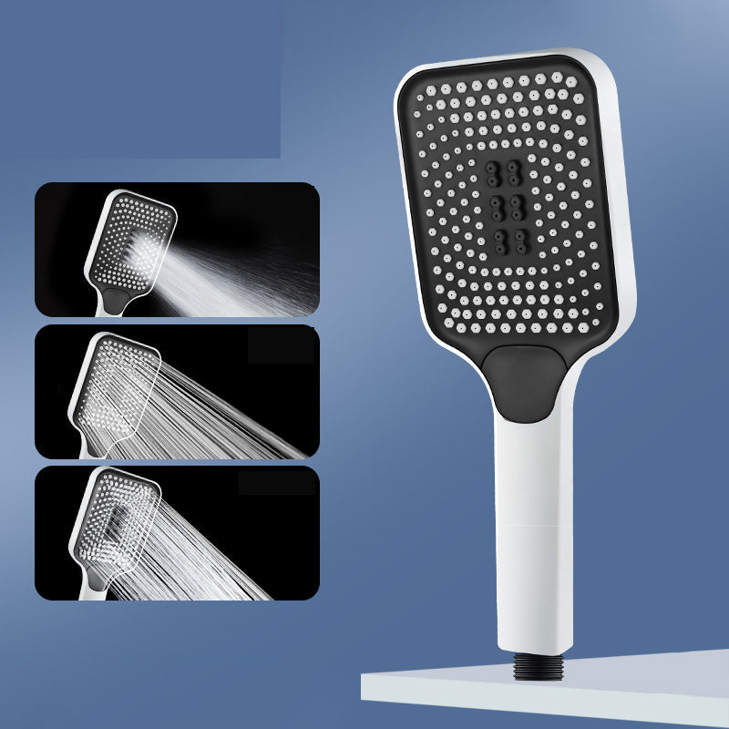BowLift | Modern Rectangular Hand Shower in Black 3 Spray Wall Mounted