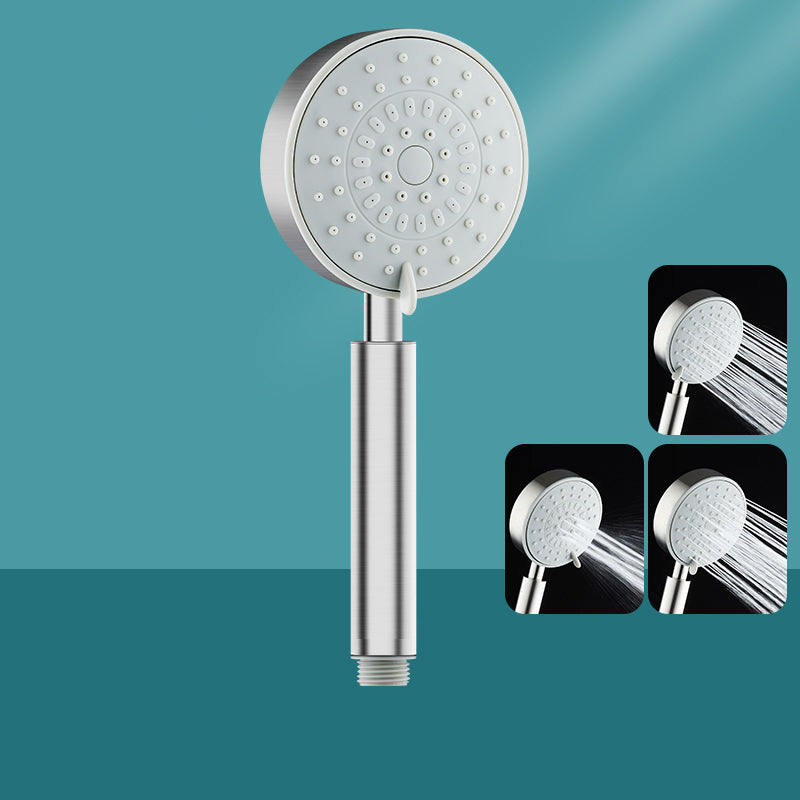 BowLift | Round self-cleaning handheld shower adjustable spray pattern stainless steel hand shower