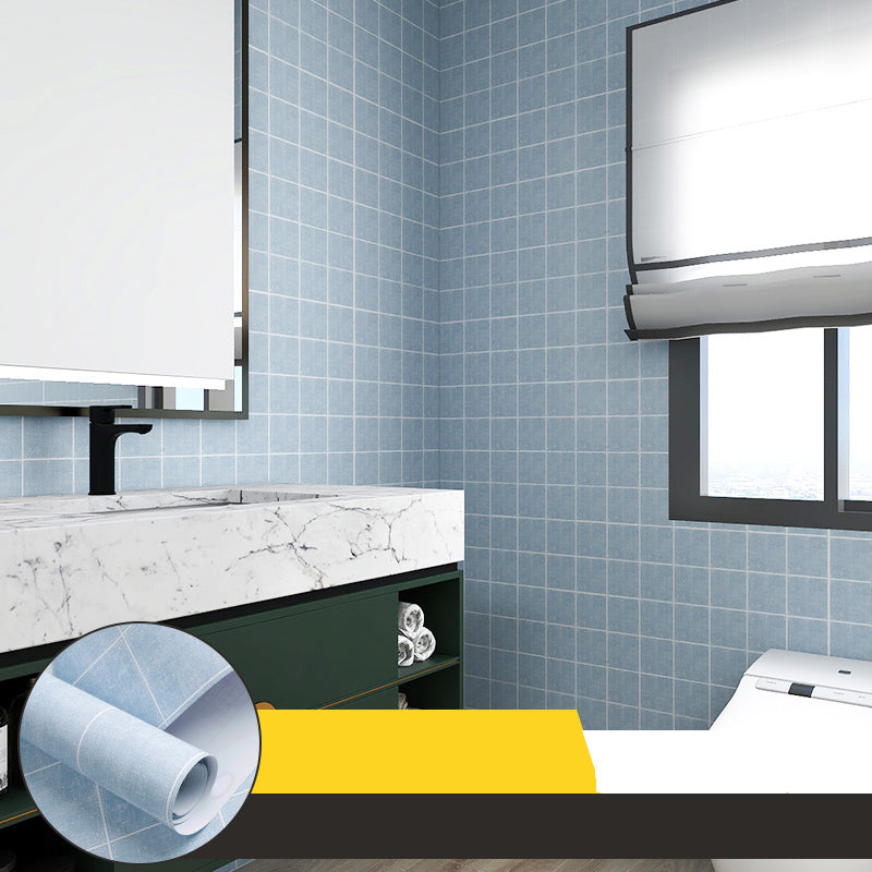 BowLift | Grid Mosaic Peel & Stick Tiles Scratch-resistant Wallpaper for Bathroom Back Wall