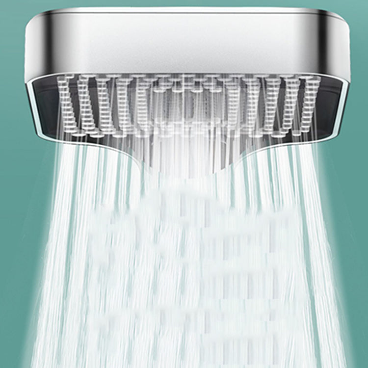 BowLift | Contemporary Rectangular Hand Shower Adjustable Spray Pattern Showerhead