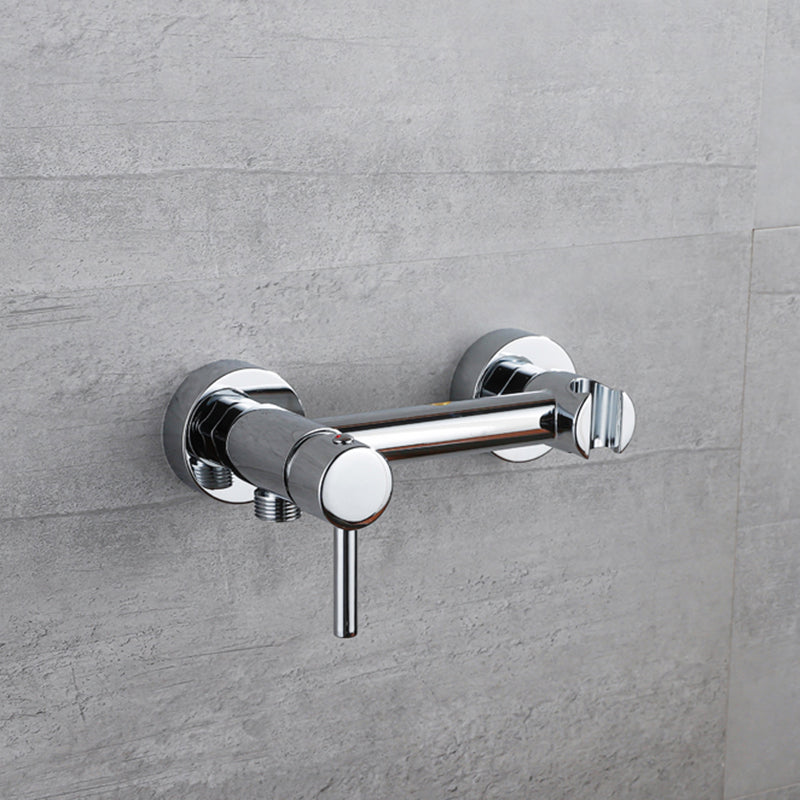 BowLift | Lever Handle Bathtub Faucet Wall Mount Shower Hose Swivel Spout Bathtub Filling with Hand Shower