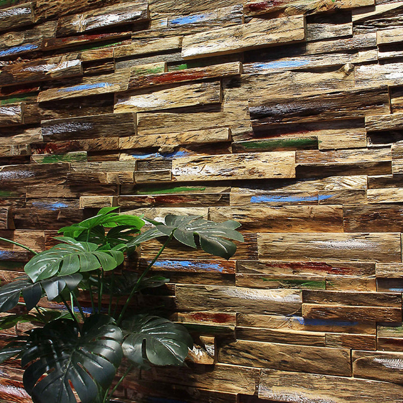 BowLift | Wall cladding wood shiplap mosaic modern interior wall cladding