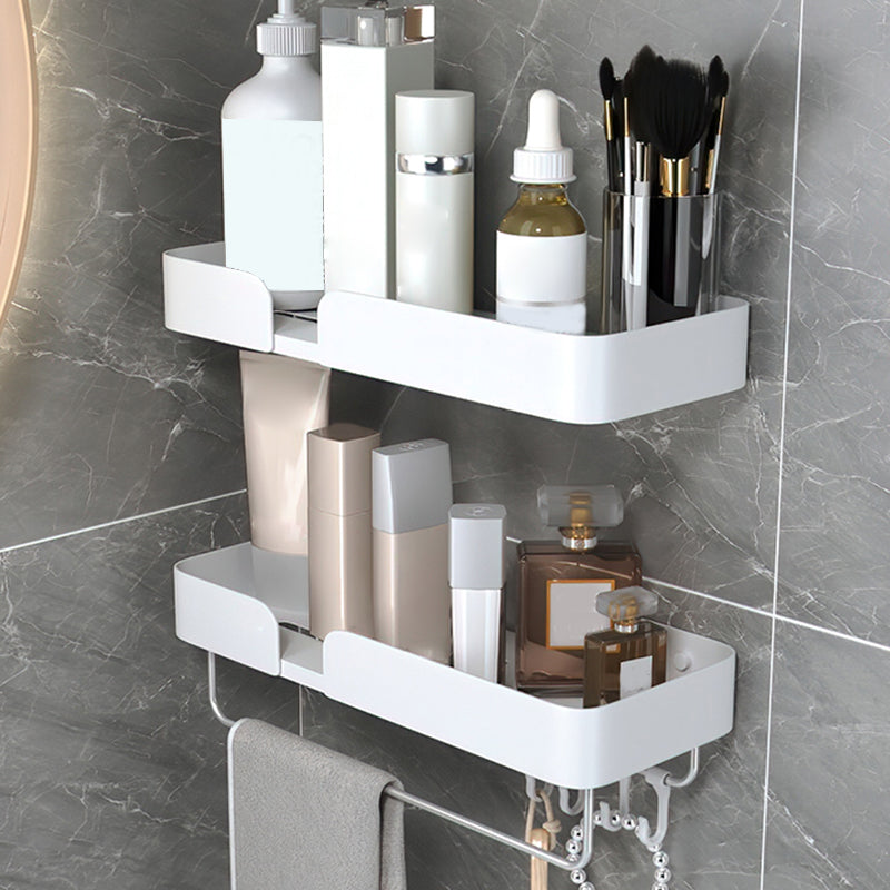 BowLift | White Bathroom Set Modern 1/2/3 - Pieces Stainless Steel Bathroom Shelf