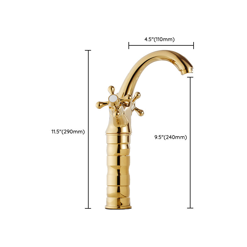 BowLift | Vintage Wide Spread Bathroom Faucet Industrial Lever Sink Faucet
