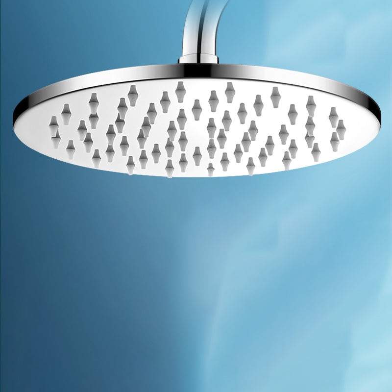 BowLift | Contemporary square shower head combination with handheld shower