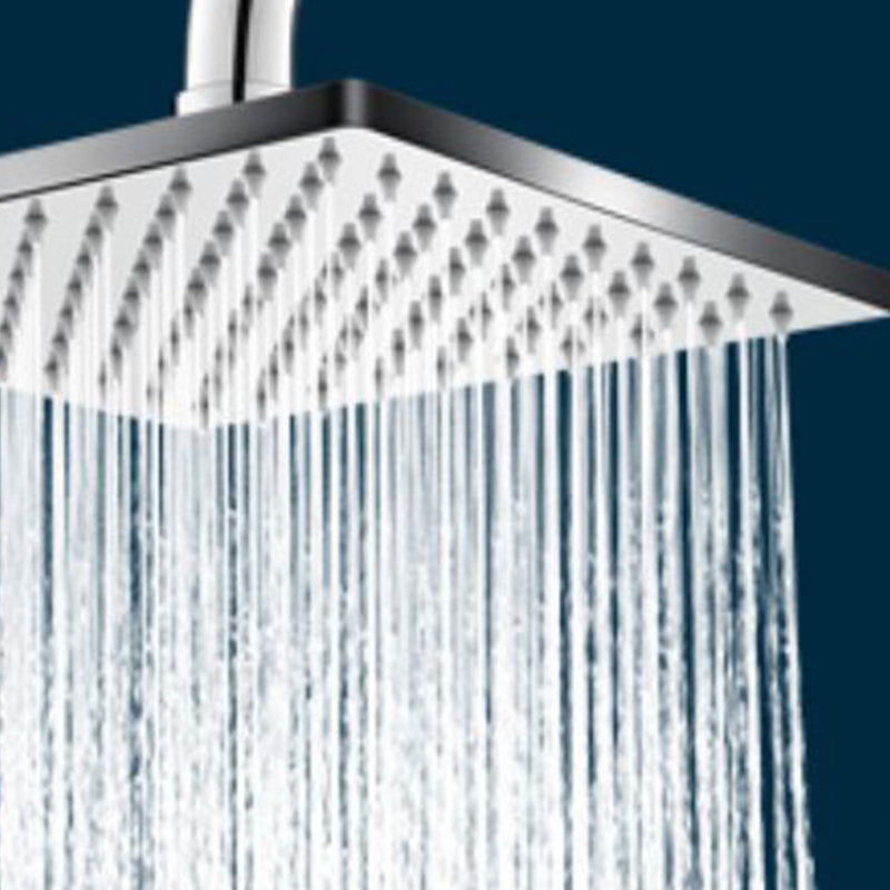 BowLift | Contemporary square shower head combination with handheld shower