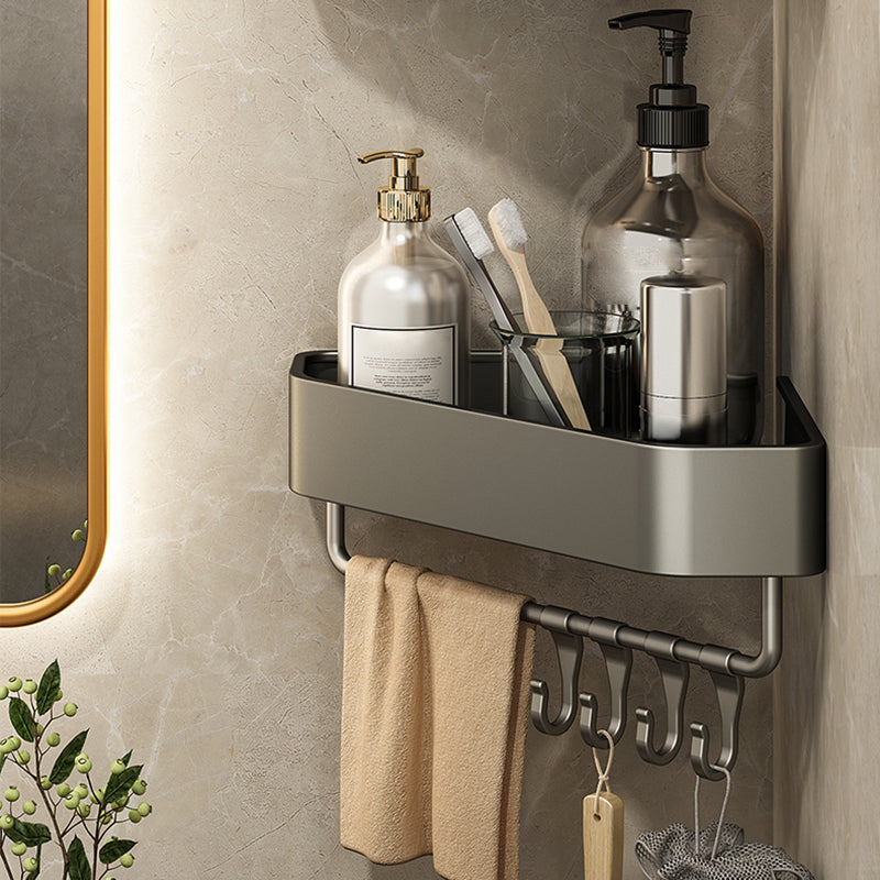 BowLift | Adhesive holder metal bathroom accessories single piece or in set with bathroom shelf
