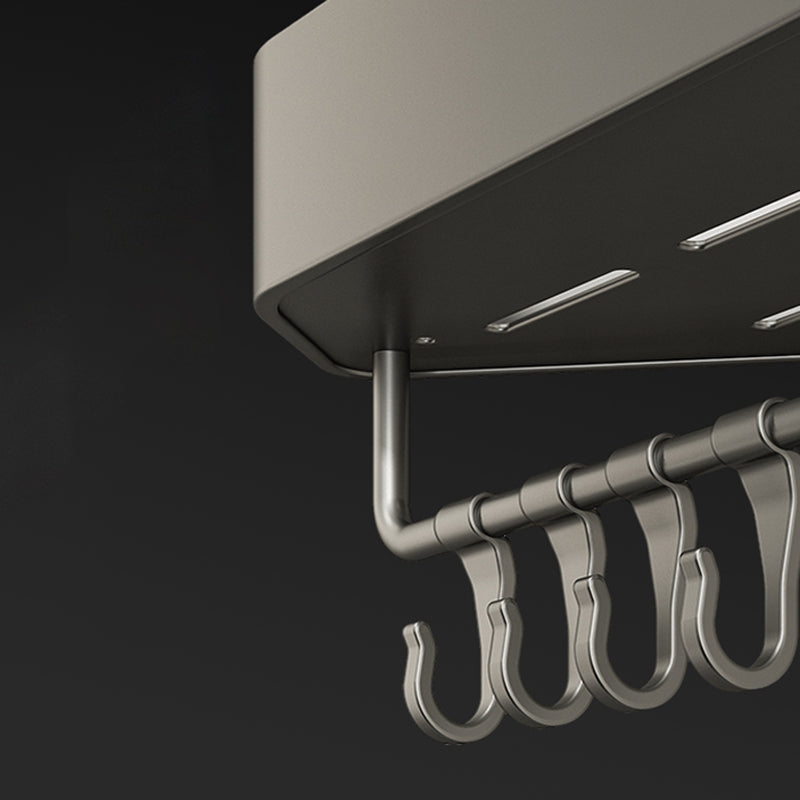 BowLift | Adhesive holder metal bathroom accessories single piece or in set with bathroom shelf