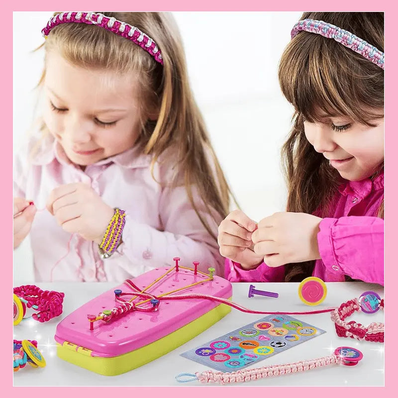 BowLift | Hand rope braided set – Creative bracelet craft set for children