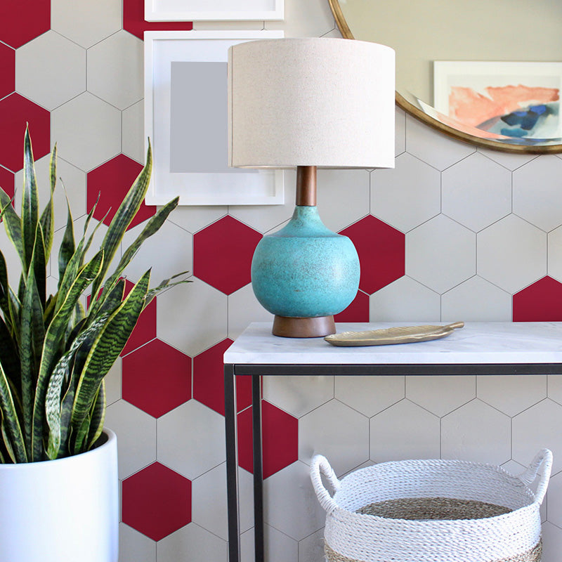 BowLift | Peel and Stick Tiles Hexagonal Peel and Stick Back Wall 20 Pack