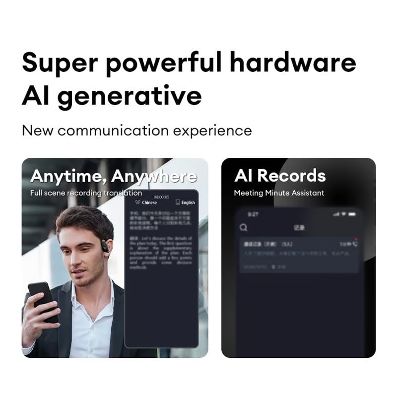 BowLift | HY-T26 Pro Wireless Bluetooth Translation Earbuds