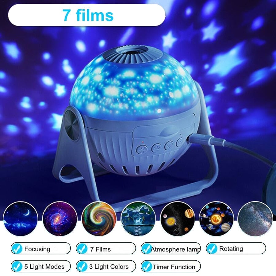 BowLift | 7 In 1 Star Galaxy Projector