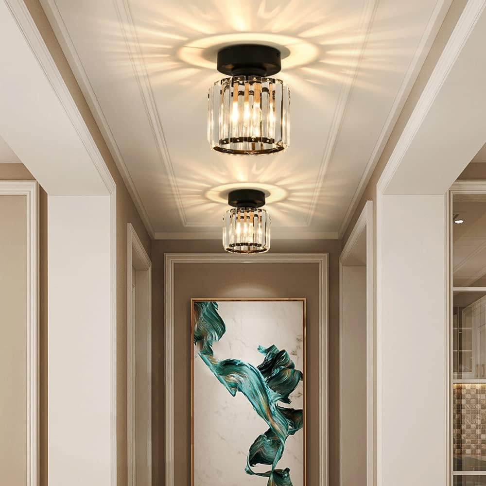 BowLift | Ceiling Light Crystal Flush Mount Modern Fixture