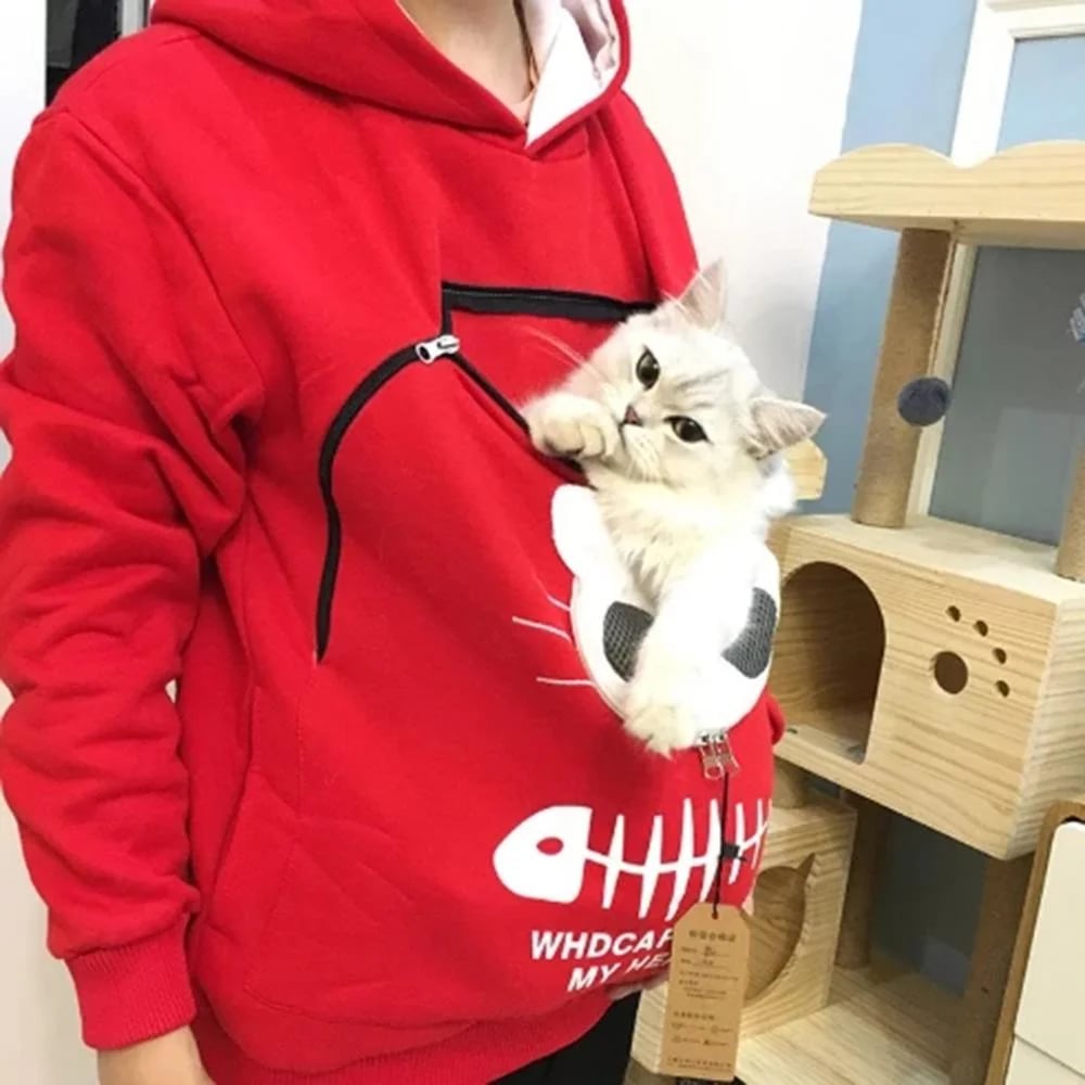 BowLift | Cat Lovers Hoodie Cuddle Pouch