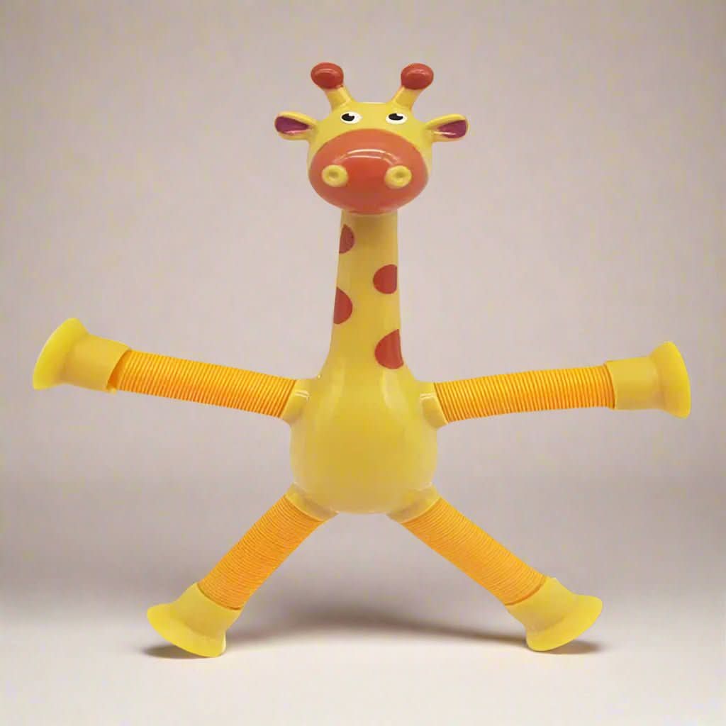 BowLift | FlexiGiraffe – Expandable suction cup toy for creative children