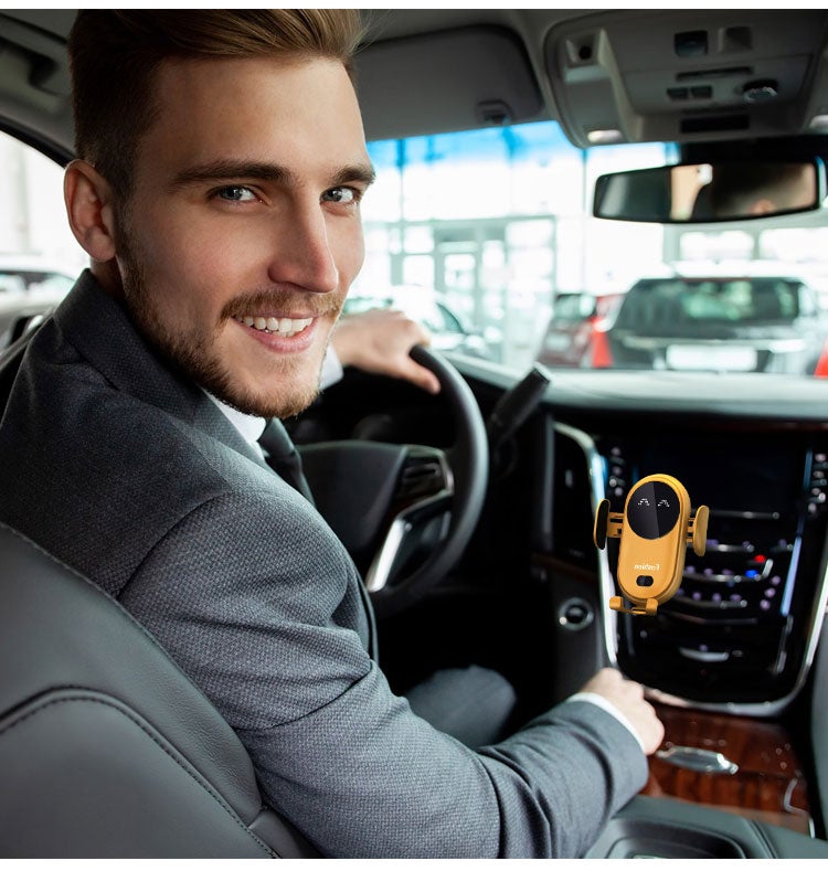 BowLift | Intelligent wireless car sensor phone holder charger