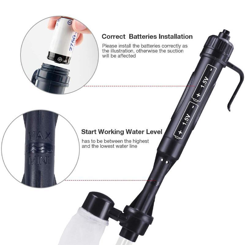 BowLift | Automatic water changer for fish tank electric sand washer