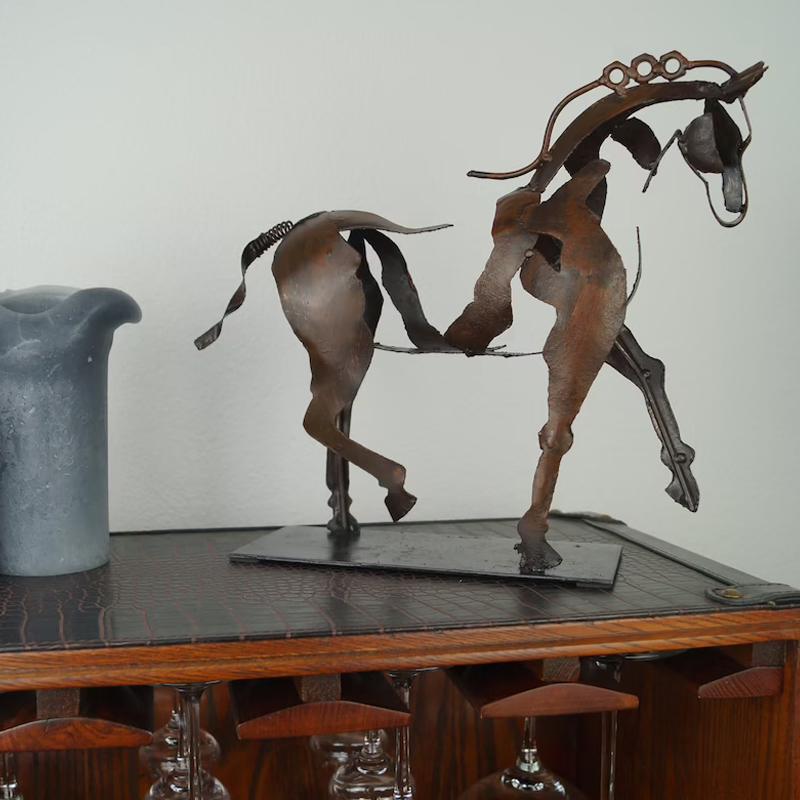 BowLift | Handmade Adonis Metal Horse Sculpture