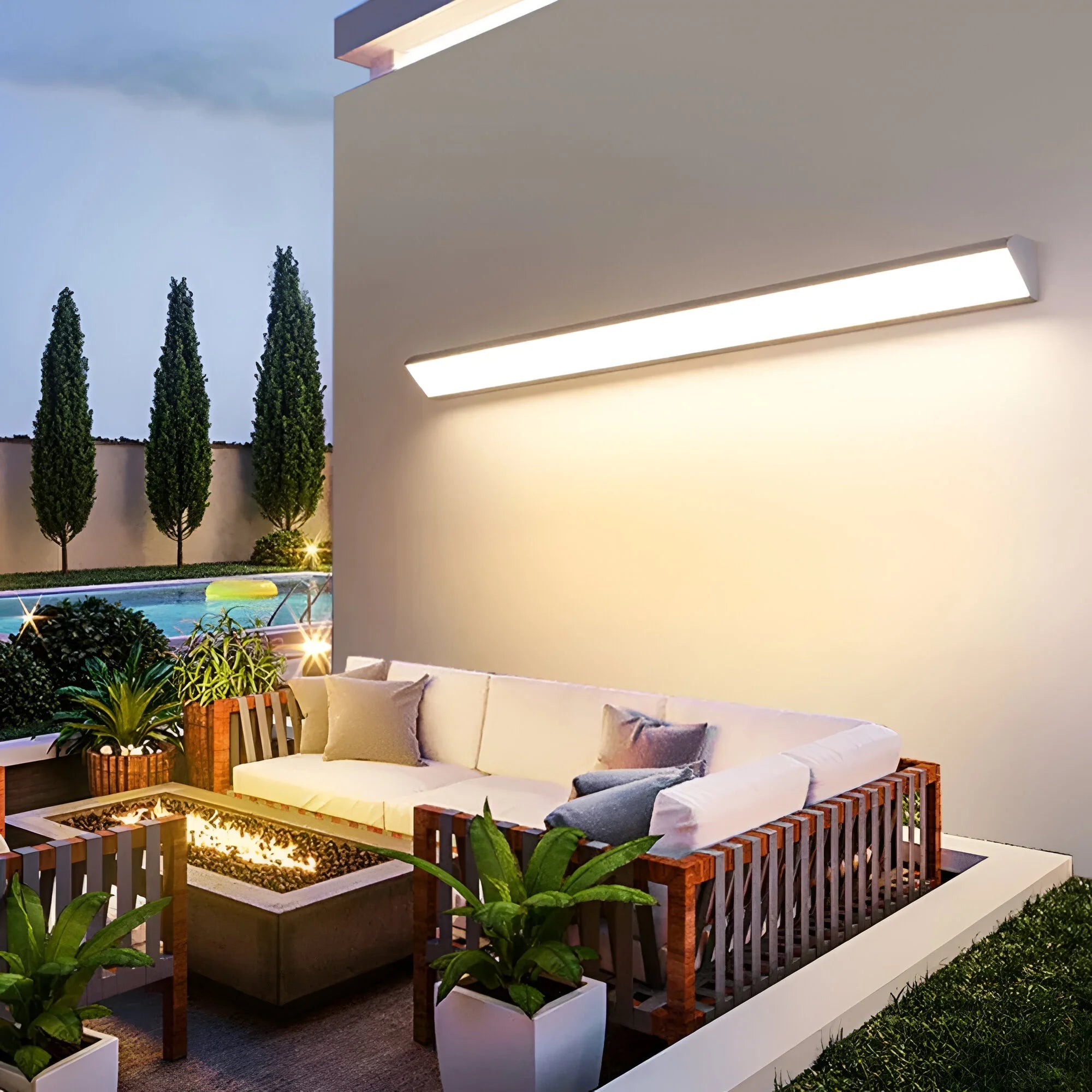 GlowFort – LED Wall Lamp with Acrylic Shade
