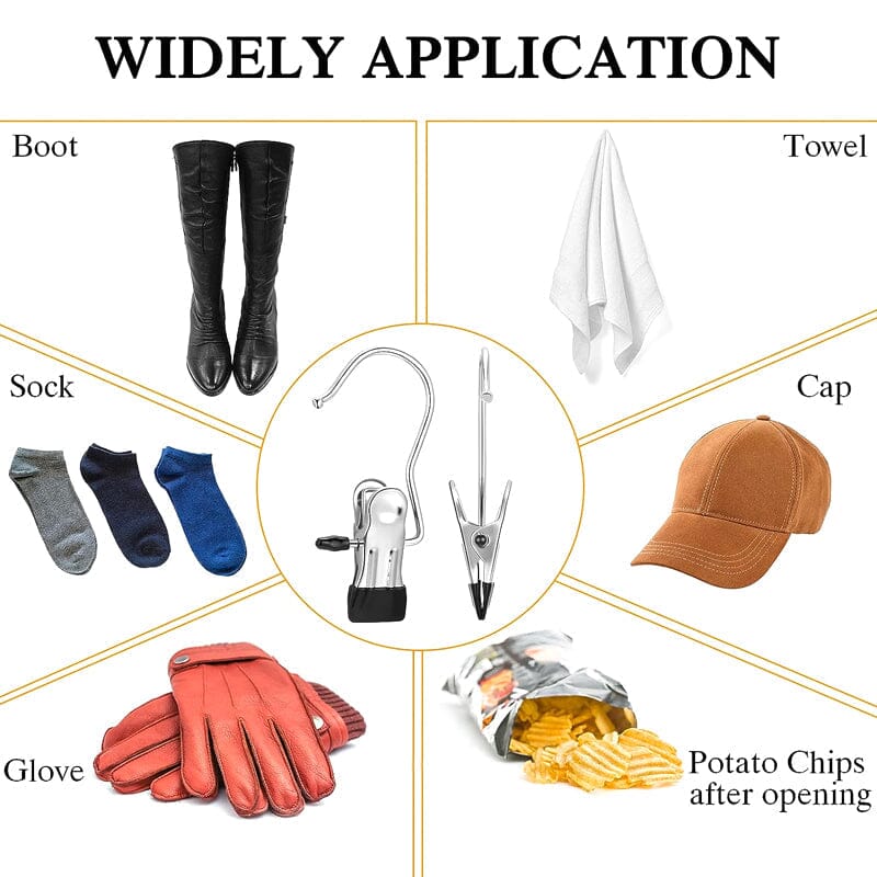 BowLift | Hanging hooks/clips in stainless steel