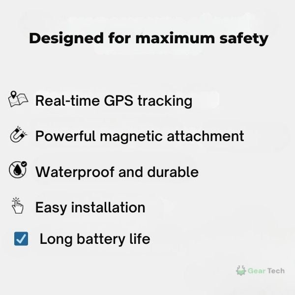 BowLift | GPS Tracker for Motorcycles | Waterproof, Magnetic & No Subscription Required for Global Tracking