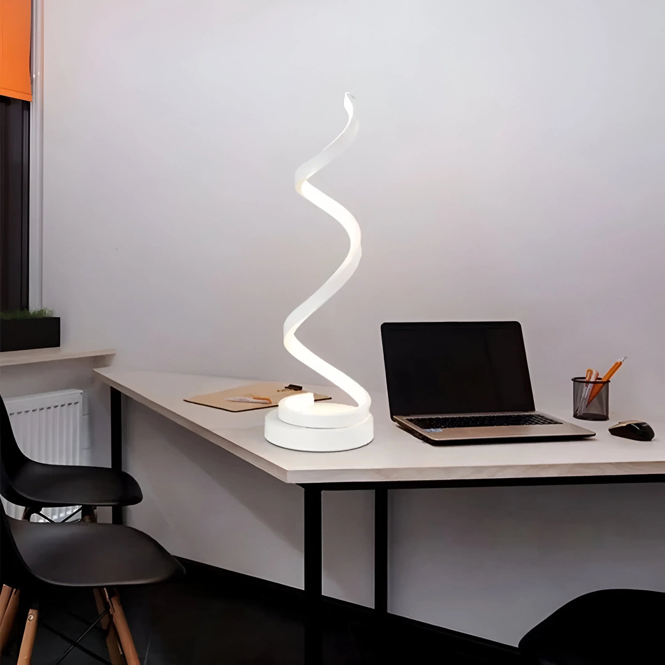 LumeSpiral – Modern LED Table Lamp