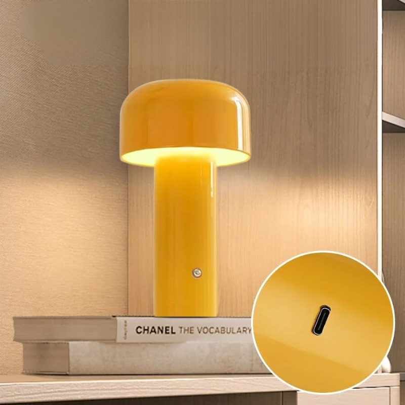 BowLift | Frendorf - Rechargeable Mushroom LED Table Lamp for a Cozy Atmosphere