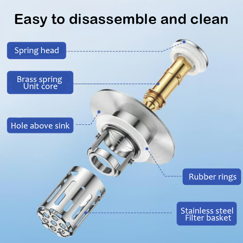 BowLift | 2-in-1 Bathroom Pop-Up Sink Stopper