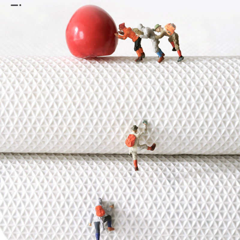 BowLift | Feblilac Get Naked White Floor Bathroom Mat, 50x80cm Bathroom Rug, Plush Water-Absorbent, Non-Slip Toilet Mat, Artificial Bathroom Mats, Best Bath Rugs