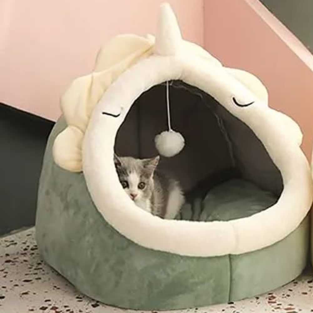 Soft Indoor Cat Cave Bed