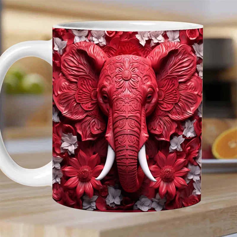 BowLift | 3D Elephant Flower Mug