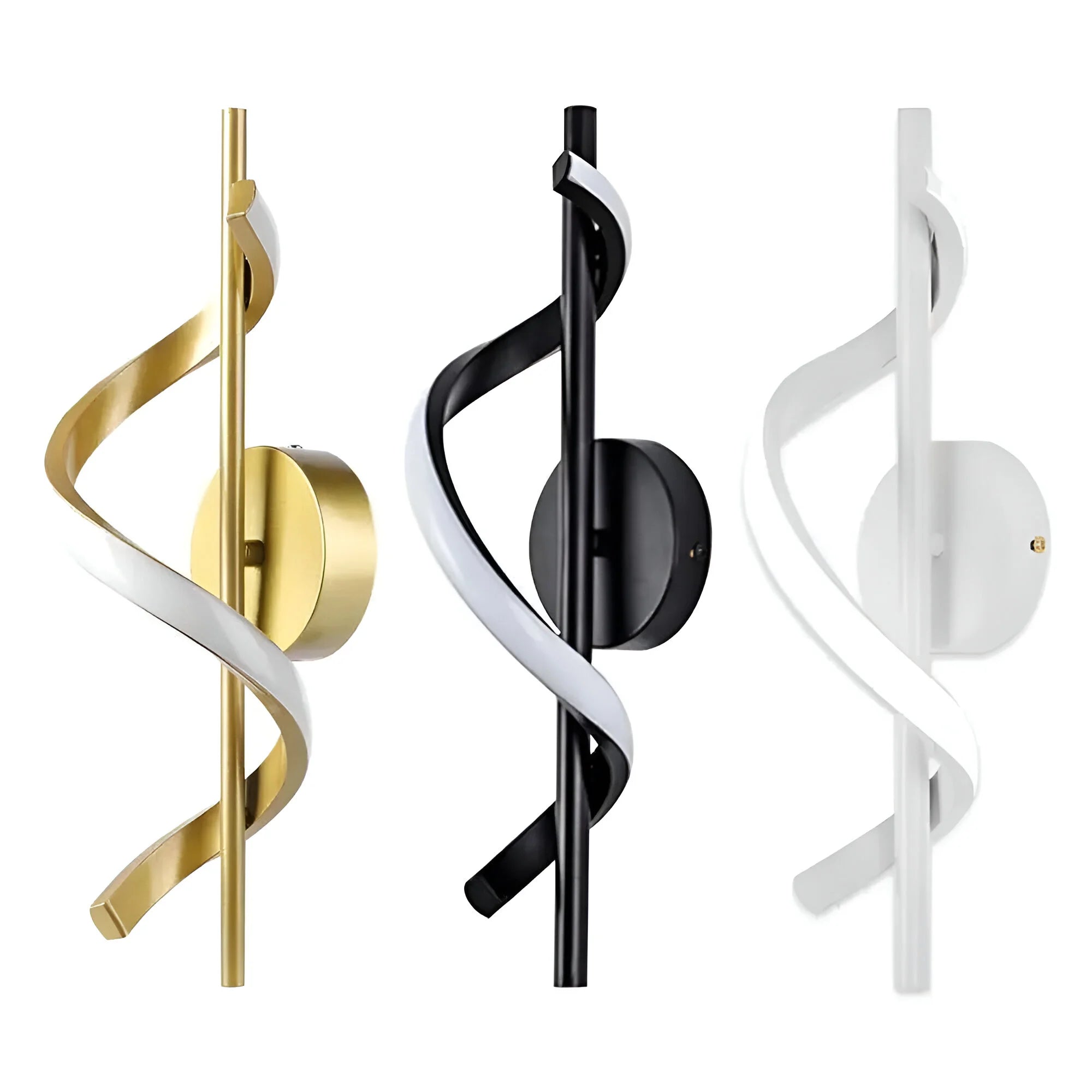 LumiTwist – Modern Spiral LED Wall Light