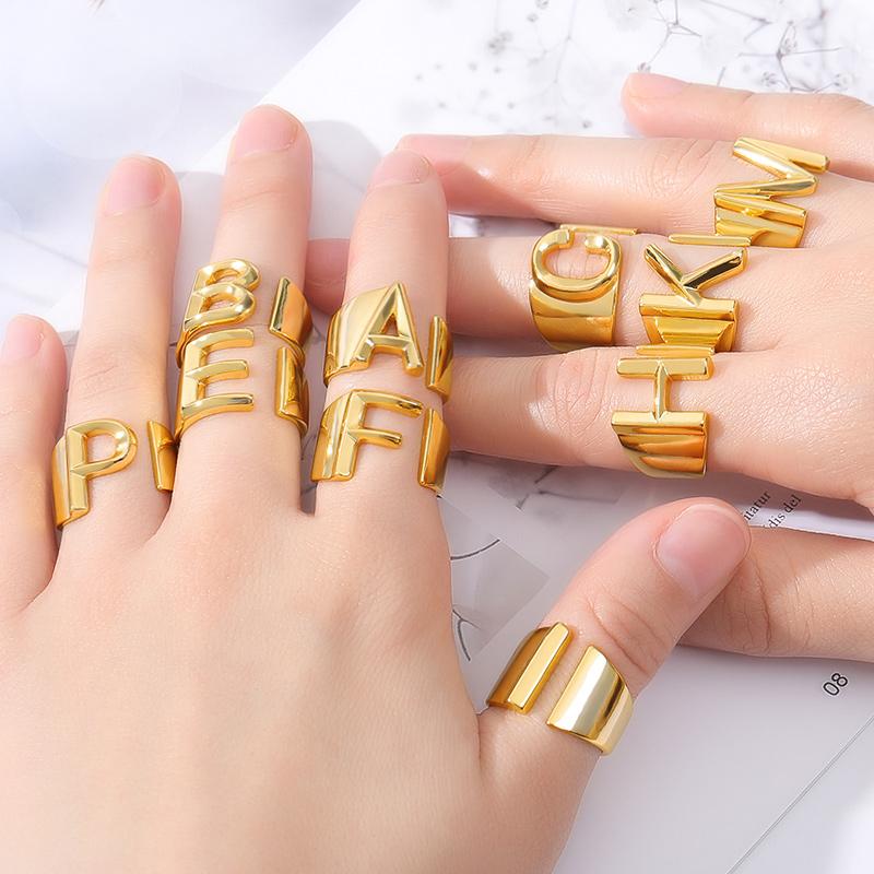 BowLift | Initial A-Z Letter Ring