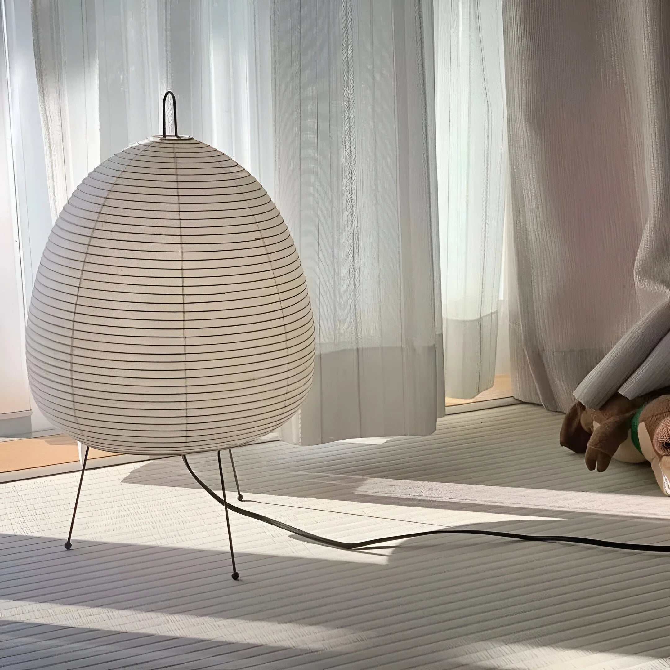 ZenGlow – Handwoven Lantern Table Lamp