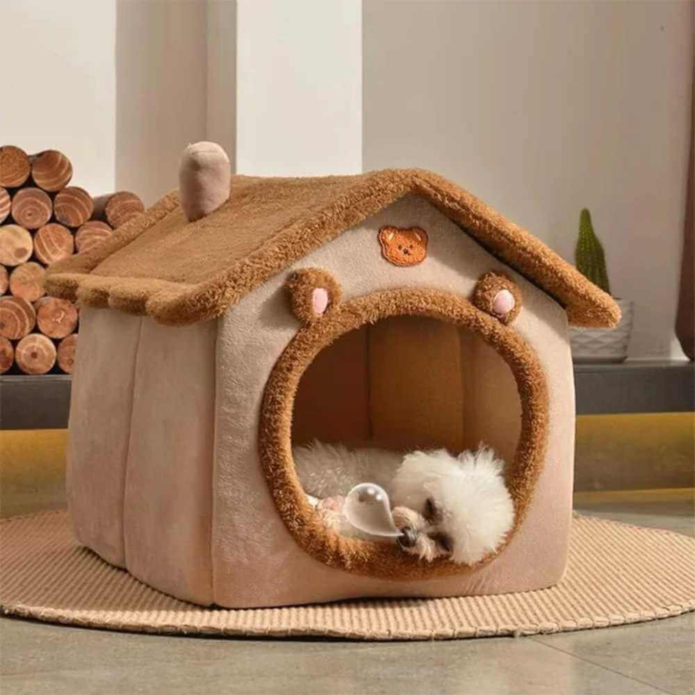 Cozy Cat House for Winter