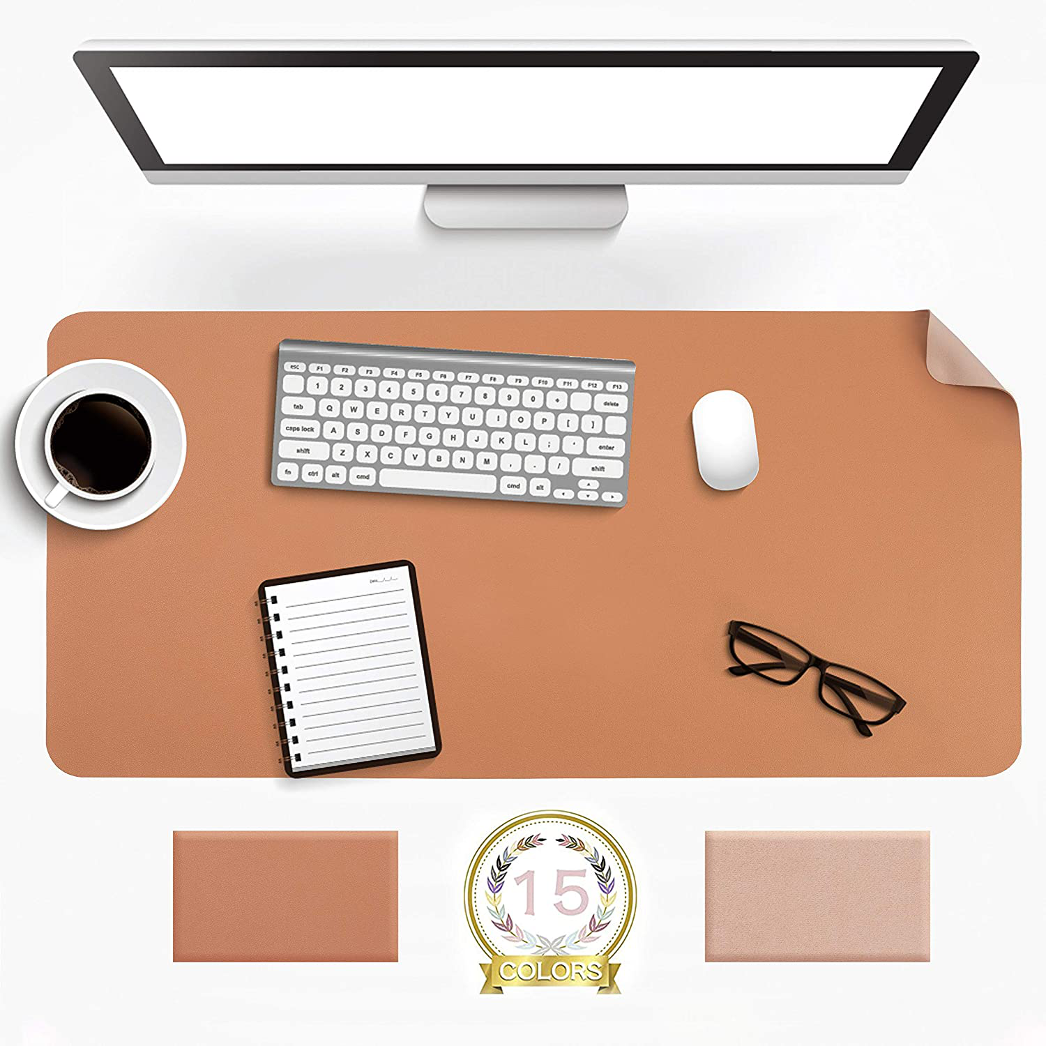 BowLift | Desk Pad Protector Waterproof Non-Slip Leather Office Mouse Mat