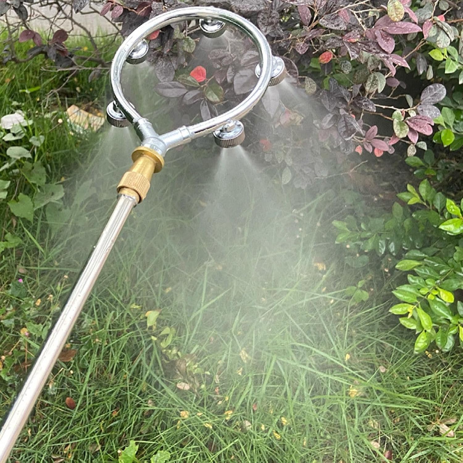 BowLift | High pressure stainless steel ring multi nozzle – Efficient spray attachment for garden irrigation