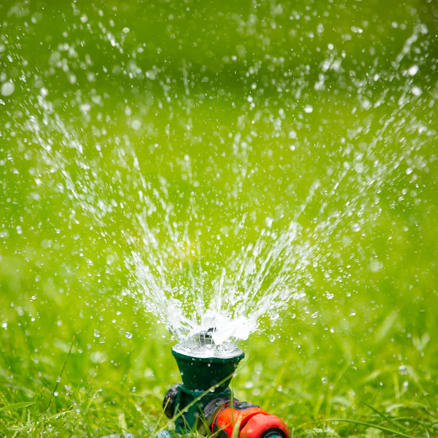 BowLift | 360-Degree Automatic Rotating Metal Lawn Sprinkler – Effective Garden Watering Spray Head