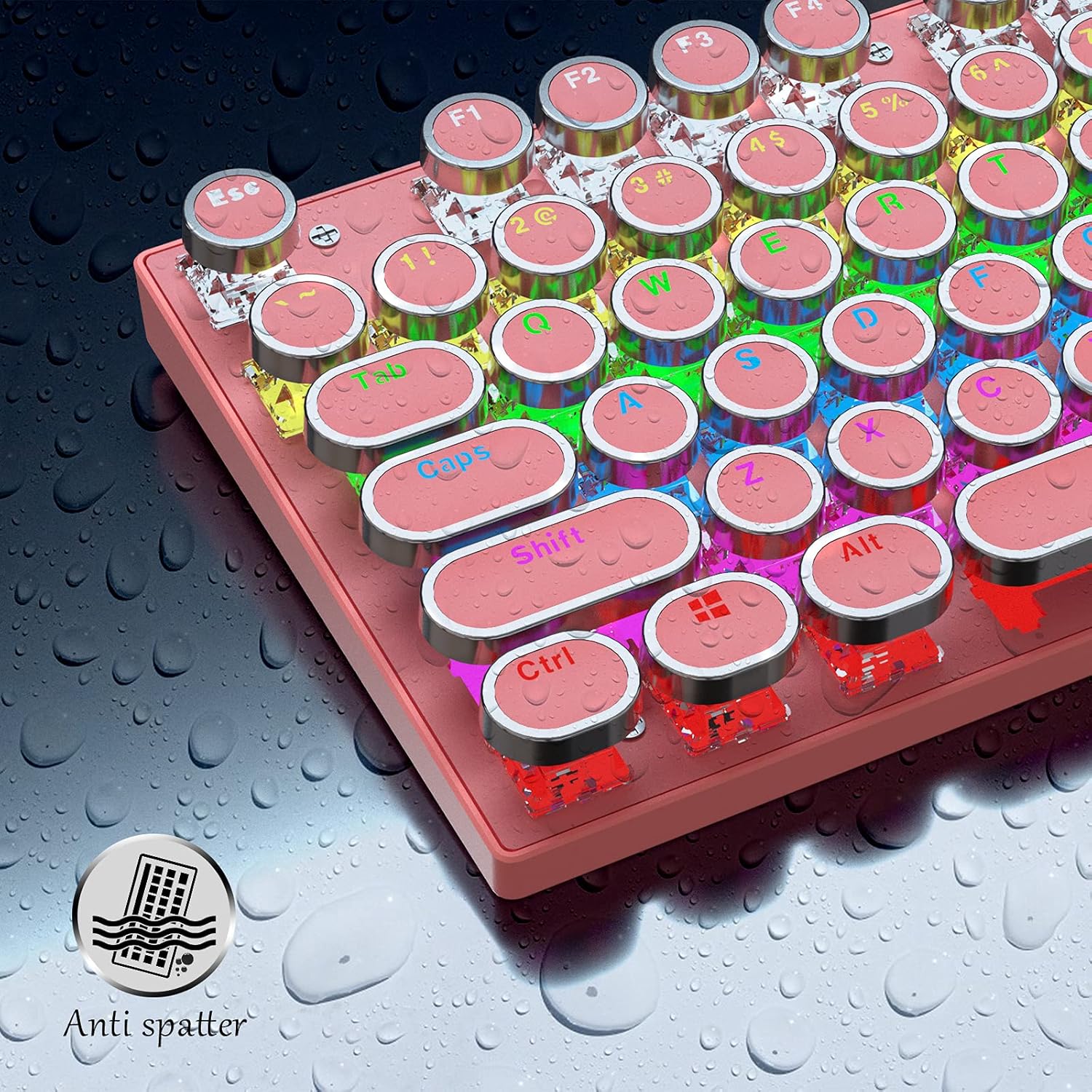 BowLift | 87-Key Mechanical Gaming Keyboard RGB Backlit Blue Switch