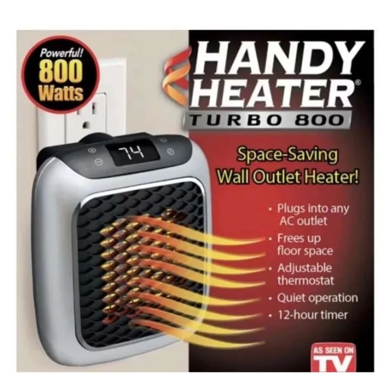 BowLift | 800W Mini Portable Electric Heater – Efficient Ceramic Heater for Quick Home Warmth